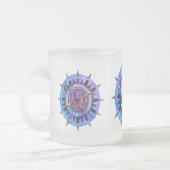 himmlische mattierte Tasse der Sonne u. des Mondes (Links)