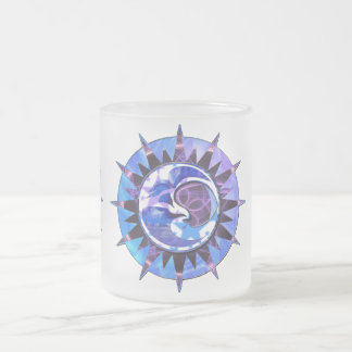 himmlische mattierte Tasse der Sonne u. des Mondes