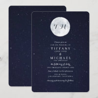 Himmlische Mond- und Sternenhimmel-Hochzeit