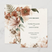 Himmlische Mond- und Sternenhochzeit - Save-the-Da Save The Date (Vorne/Hinten)