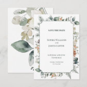 Himmlische Mond- und Sternenhochzeit - Save-the-Da Save The Date (Vorne/Hinten)