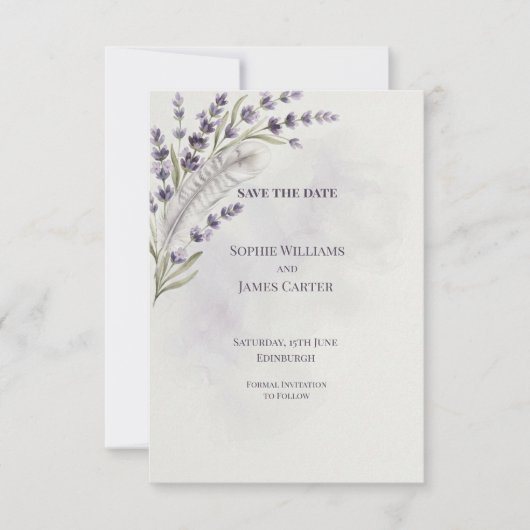 Himmlische Mond- und Sternenhochzeit - Save-the-Da Save The Date (Vorderseite)