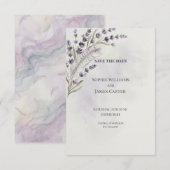 Himmlische Mond- und Sternenhochzeit - Save-the-Da Save The Date (Vorne/Hinten)