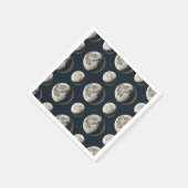 Himmlische Mondphase (2) Serviette (Ecke)