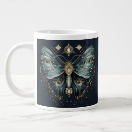 Himmlische Motte Dunkle Ästhetik Kaffeetasse Jumbo-Tasse