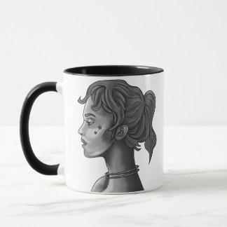 Himmlische Muse Künstlerischer Kaffeebecher Tasse