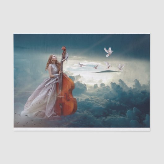 Himmlische Musik Seidenpapier (Vorderseite)