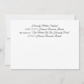 Himmlische Mutter Barockkunst Einladung (Rückseite)