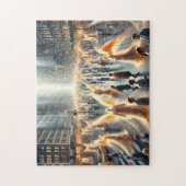 Himmlische Pendler Engel unter uns Puzzle (Vertikal)