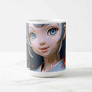 Himmlische Porzellan-Anime-Schönheit Kaffeetasse
