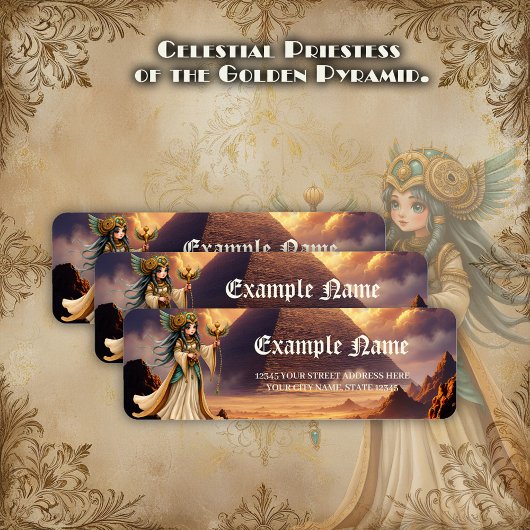 Himmlische Priesterin der goldenen Pyramide