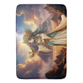 Himmlische Priesterin der goldenen Pyramide. Badematte (Vorderseite Vertikal)