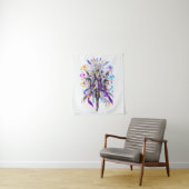 Himmlische Prisma-Göttin Fantasy-Wandkunst Wandteppich (Beispiel)