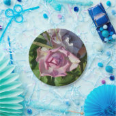 Himmlische Rose Abstrakt Pappteller (Party)