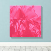 Himmlische Rose Canvas Print Leinwanddruck (Insitu (Holzboden))
