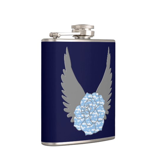 Himmlische Rose Flachmann (Rechts)