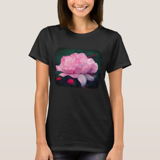 Himmlische Rosenblütennatur T-Shirt (Vorderseite)
