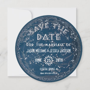 Himmlische Save the Date Mitteilung