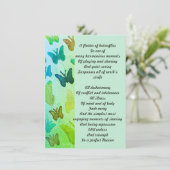 Himmlische Schmetterlinge zum Download Ankündigung (Stehend Vorderseite)