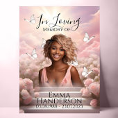 Himmlische Schmetterlingsmemorial Begrüßung HBM001 Poster