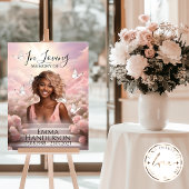 Himmlische Schmetterlingsmemorial Begrüßung HBM001 Poster