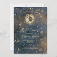 Himmlische Sonne, Mond, Sterne Galaxy Brautparty