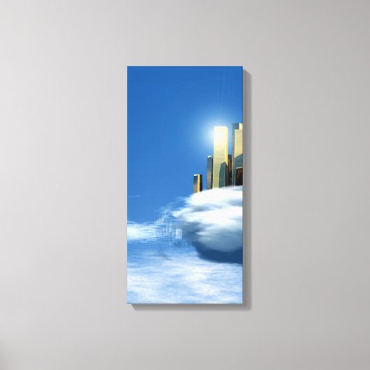 Himmlische Stadt 1-3 Leinwanddruck (Vorderseite)