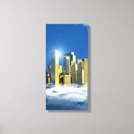 Himmlische Stadt 2-3 Leinwanddruck