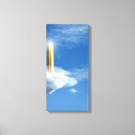 Himmlische Stadt 3-3 Leinwanddruck