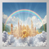 Himmlische Stadt Poster (Vorne)