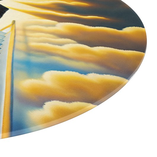 Himmlische Stationen Christlich Art Cutting Board Schneidebrett (Ecke)