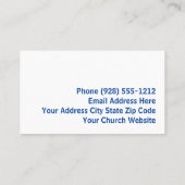 Himmlische Stufen Kreuzkirchenparkplatz Visitenkarte (Rückseite)