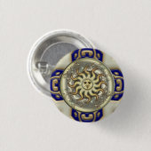 Himmlische Sun-Knöpfe Button (Vorne & Hinten)
