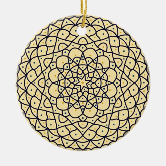 Himmlische Tagesverzierung Keramikornament (Vorne)