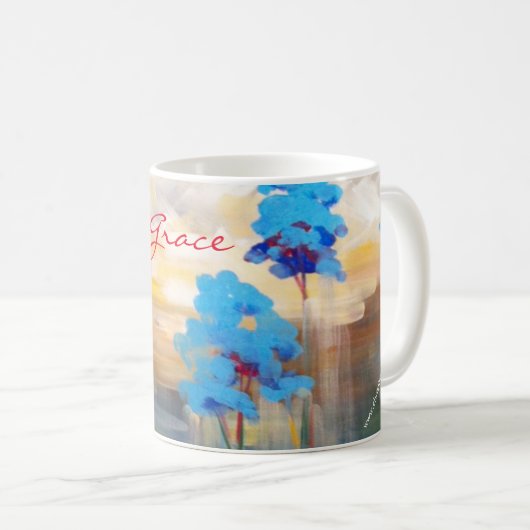 Himmlische Tasse: Gewohnheit Kaffeetasse (VorderseiteRechts)