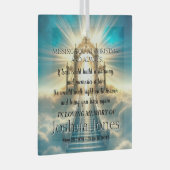 Himmlische Treppe im Loungegedächtnis Ornament Aus Glas (Vorderseite Rechts)