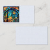 Himmlische Visitenkarten für Kunstglas Visitenkarte (Vorne/Hinten)