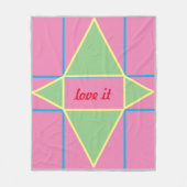 Himmlische Warmflockendecke Fleecedecke (Vorderseite)