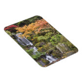 Himmlische Wasserfälle und Herbstfarben Magnet (Rechte Seite)