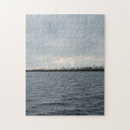 Himmlische Wege - Sonnenuntergang auf dem Bach Puzzle