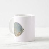 Himmlische Wildblumen-Szene Kaffeetasse (Vorderseite Links)