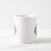 Himmlische Wildblumen-Szene Kaffeetasse (Mittel)