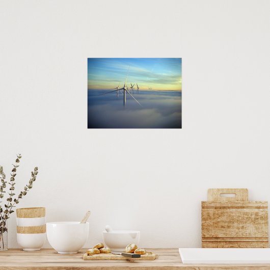 Himmlische Winde Poster (Küche)