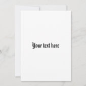 Himmlische Wolken-Einladung Einladung (Rückseite)