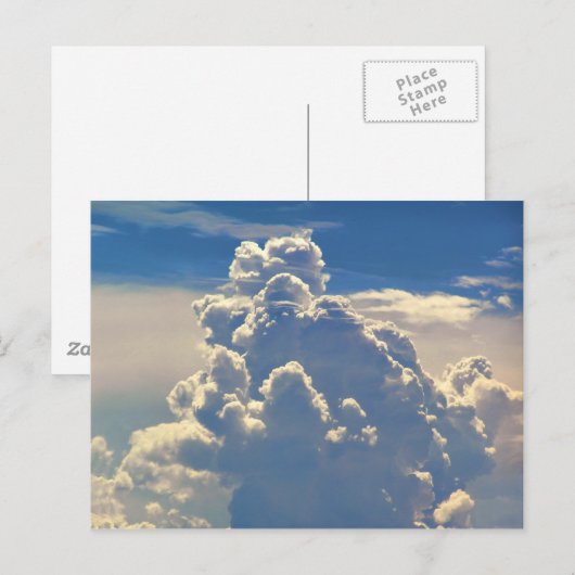 Himmlische Wolken Postkarte (Vorne/Hinten)