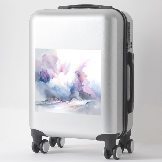 Himmlische Wolken Vinyl Sticker (Koffer)