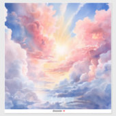 Himmlische Wolken Vinyl Sticker (Blatt)