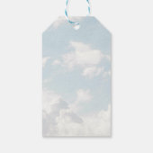 Himmlische Wolkendusche Geschenkanhänger (Rückseite)