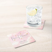 Himmlische Wolkendusche Rechteckiger Pappuntersetzer (Vor Ort)