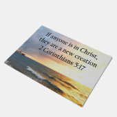 HIMMLISCHEN 2 CORINTHIANS 5:17 FOTO-DESIGN FUßMATTE (Schrägansicht)